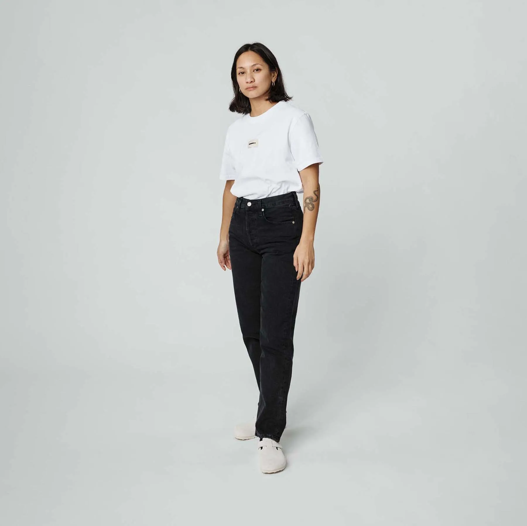 Tee Movement Collage - White