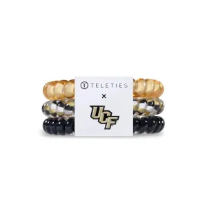 Teleties Central Florida Knights Small Hair Ties Black/Gold
