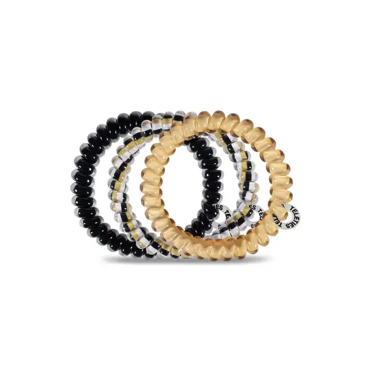 Teleties Central Florida Knights Small Hair Ties Black/Gold