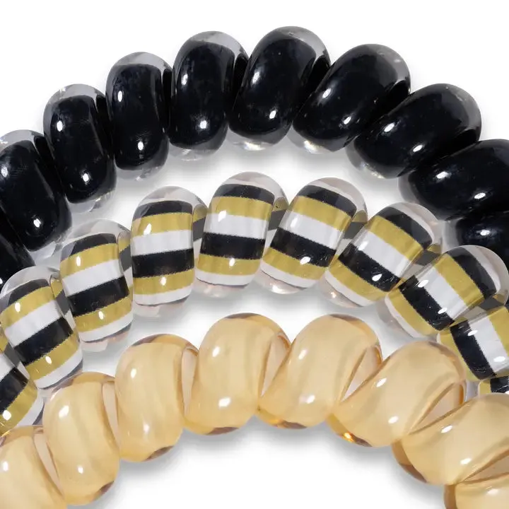 Teleties Central Florida Knights Small Hair Ties Black/Gold