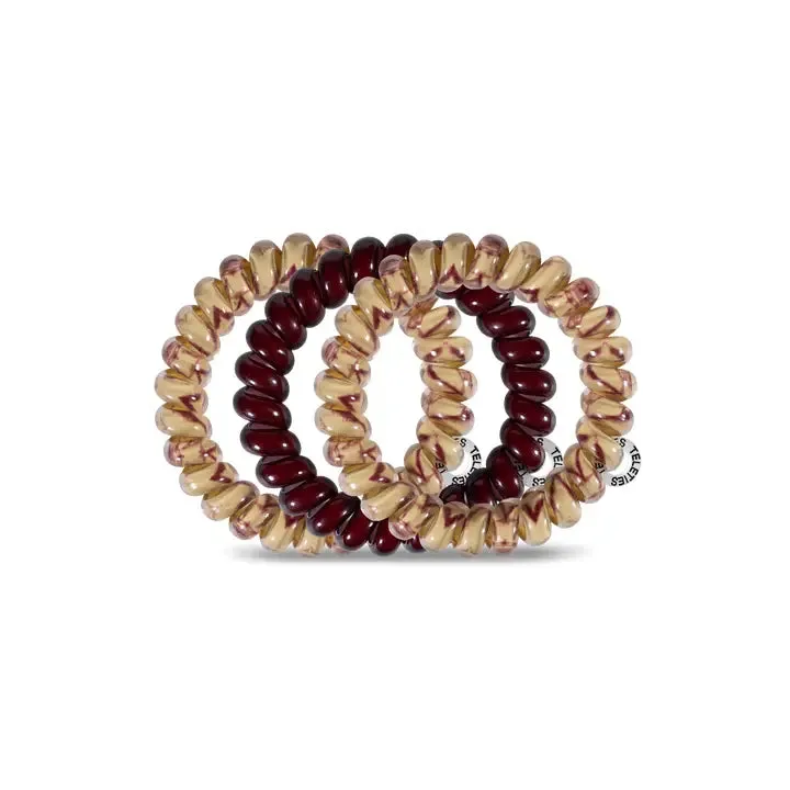 Teleties Florida State Seminoles Large Hair Ties Garnet/Gold