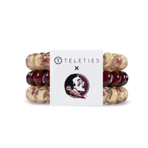 Teleties Florida State Seminoles Large Hair Ties Garnet/Gold