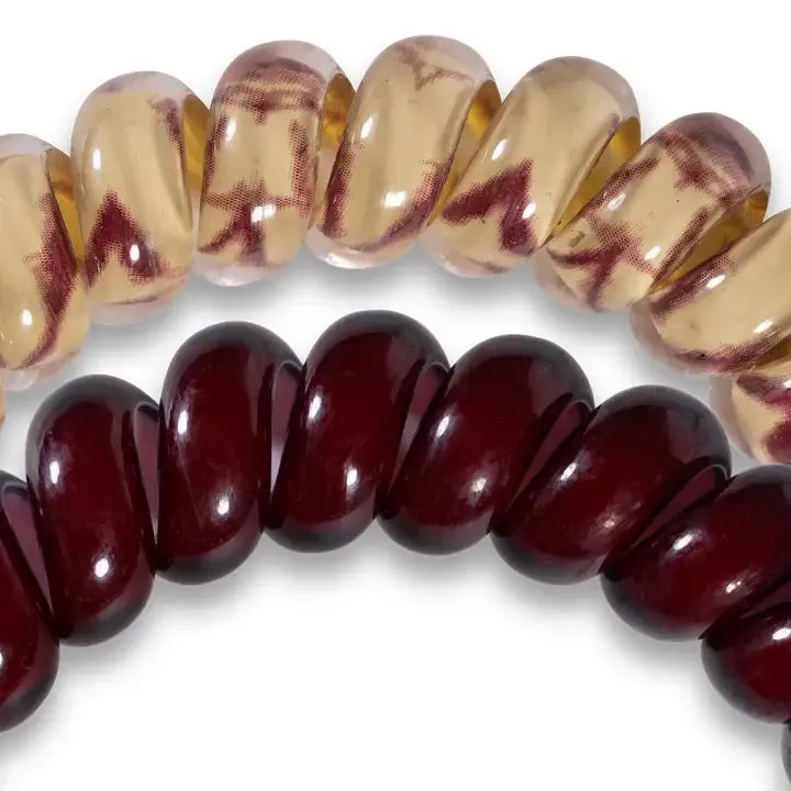 Teleties Florida State Seminoles Large Hair Ties Garnet/Gold