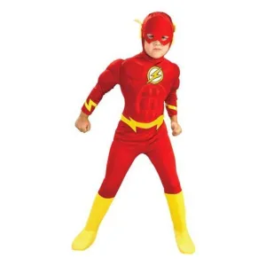 The Flash Deluxe Muscle Chest Child - Size S
