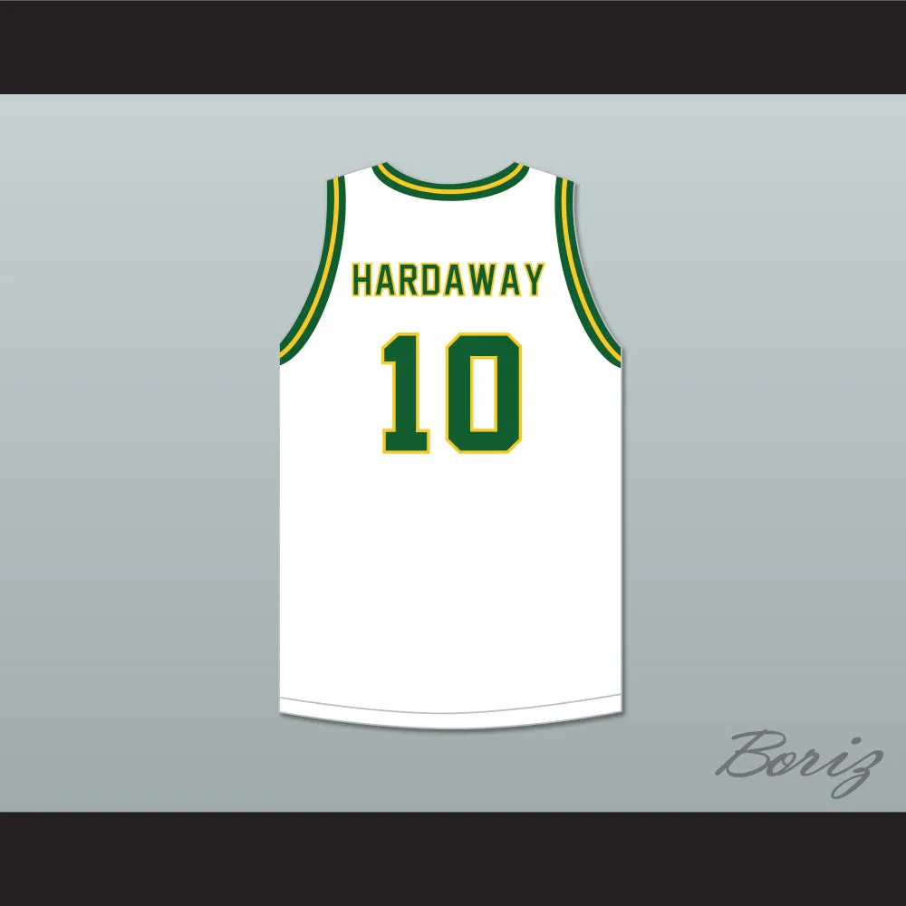 Tim Hardaway 10 Carver Military Academy Challengers White Basketball Jersey