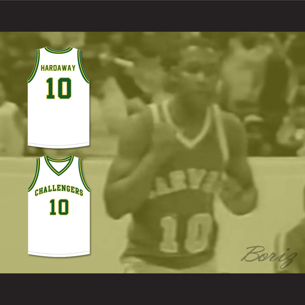 Tim Hardaway 10 Carver Military Academy Challengers White Basketball Jersey