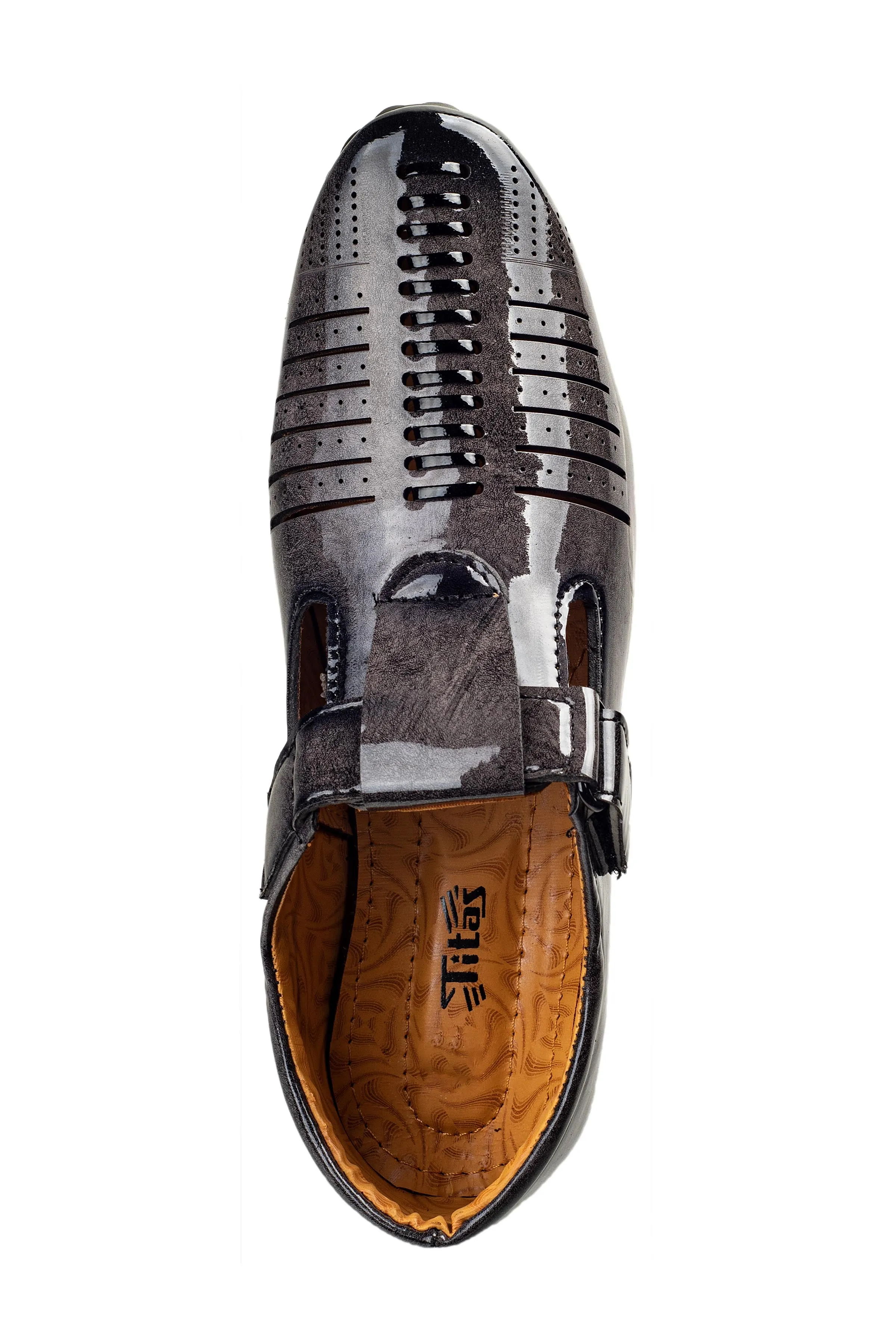 Titas Boys Black Casual Shoe