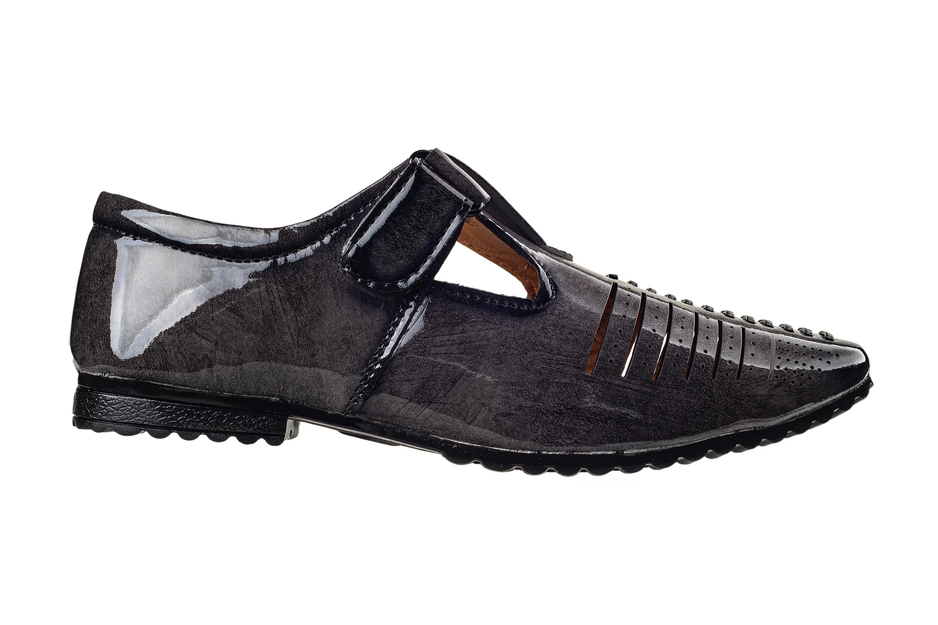 Titas Boys Black Casual Shoe