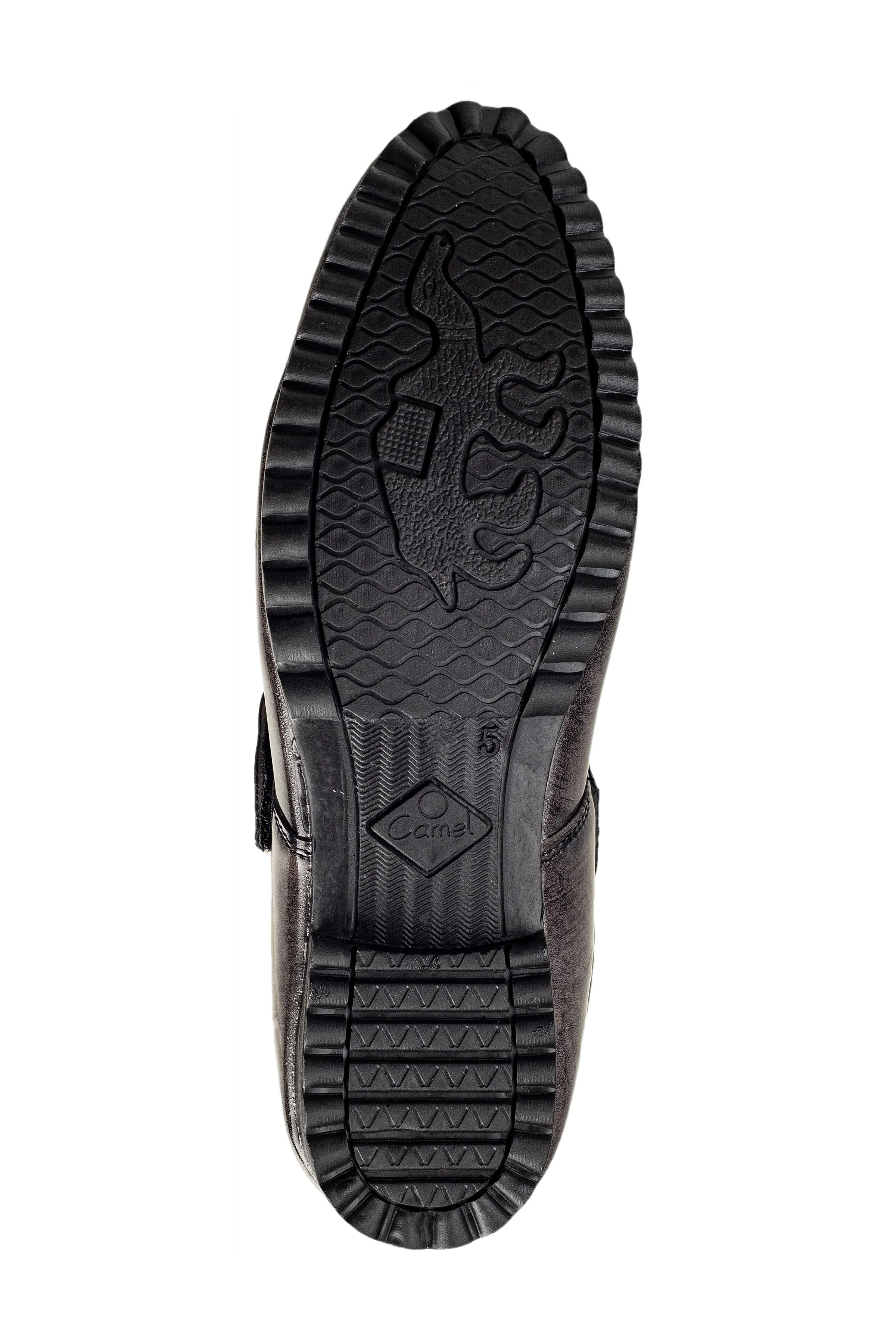 Titas Boys Black Casual Shoe