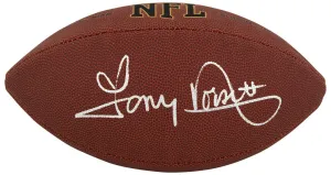 Tony Dorsett Signed Wilson Super Grip Full Size NFL Football - (SCHWARTZ COA)