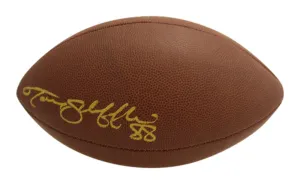 Tony Scheffler Autographed Denver Broncos Super Grip Football Beckett 37863