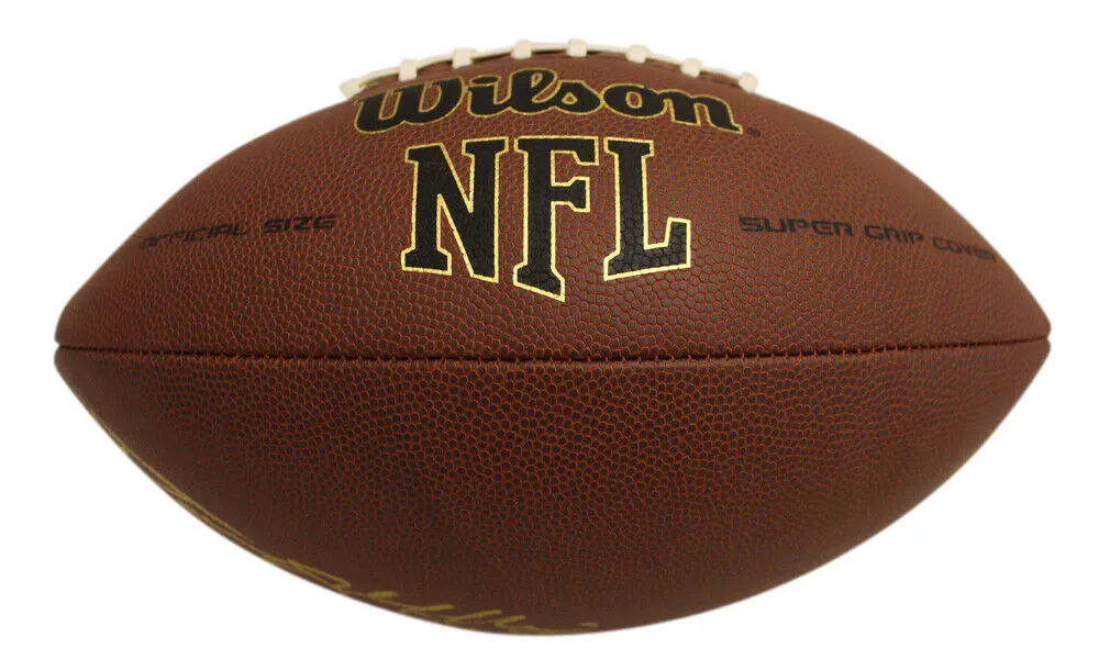 Tony Scheffler Autographed Denver Broncos Super Grip Football Beckett 37863