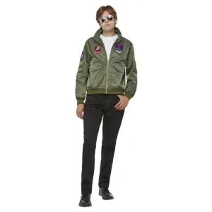 Top Gun Maverick Bomber Jacket, Green