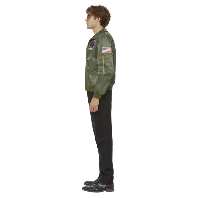 Top Gun Maverick Bomber Jacket, Green