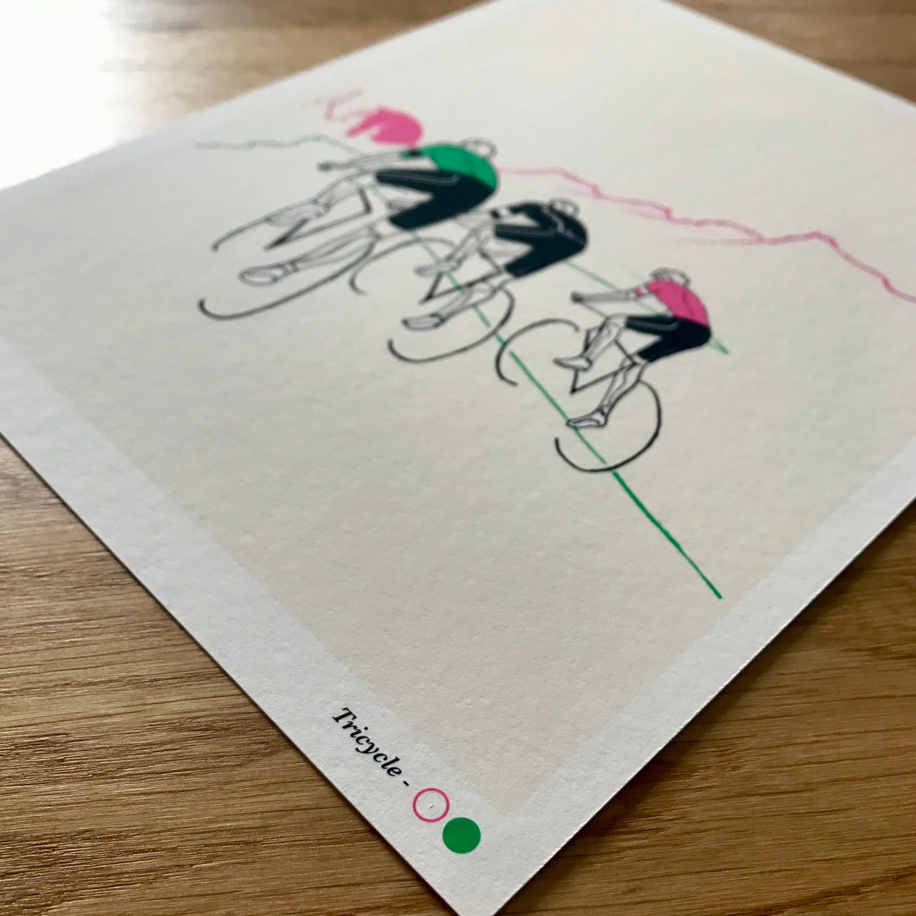 Tricycle Print by Ovso