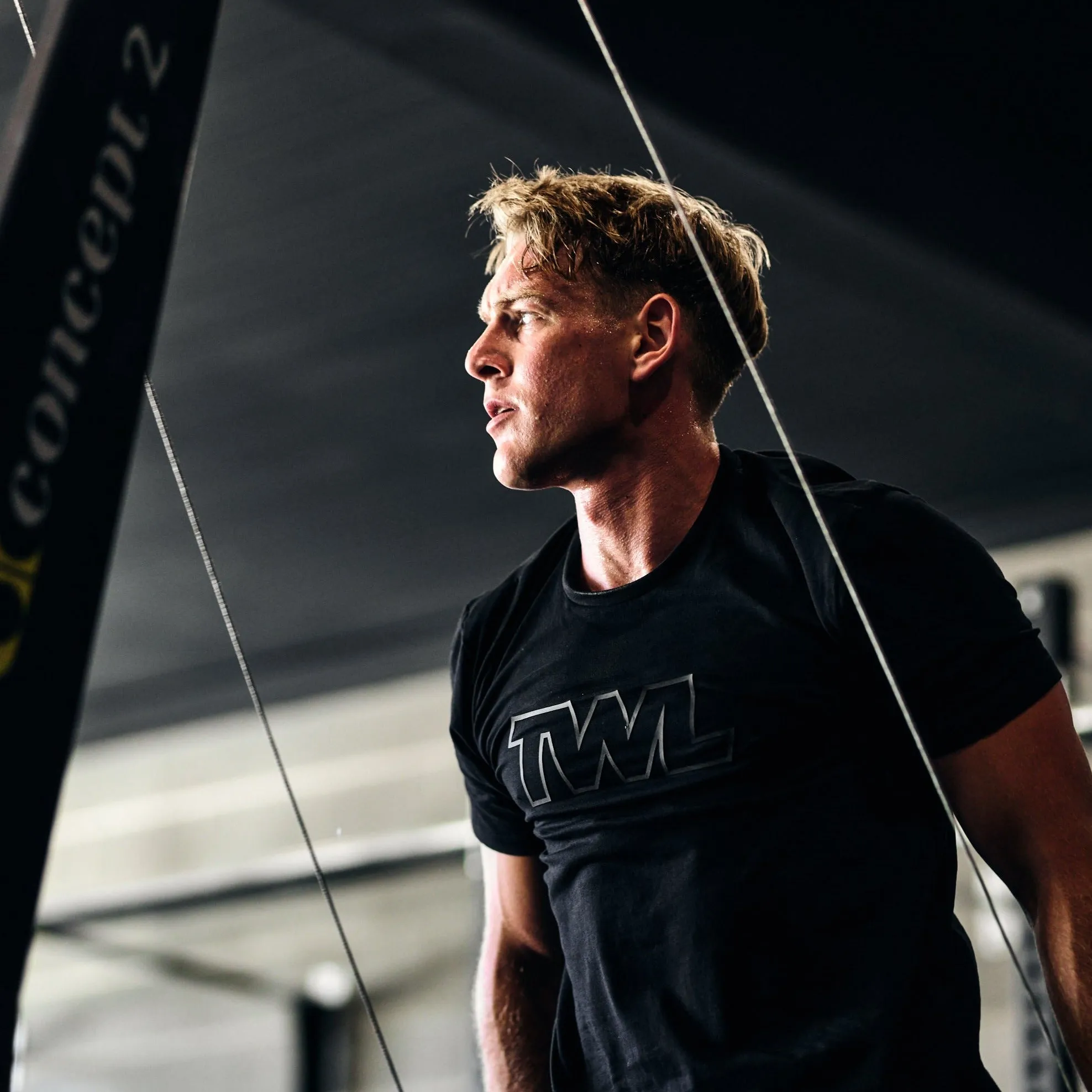 TWL - MEN'S EVERYDAY T-SHIRT - ATHLETE - BLACK/BLACK