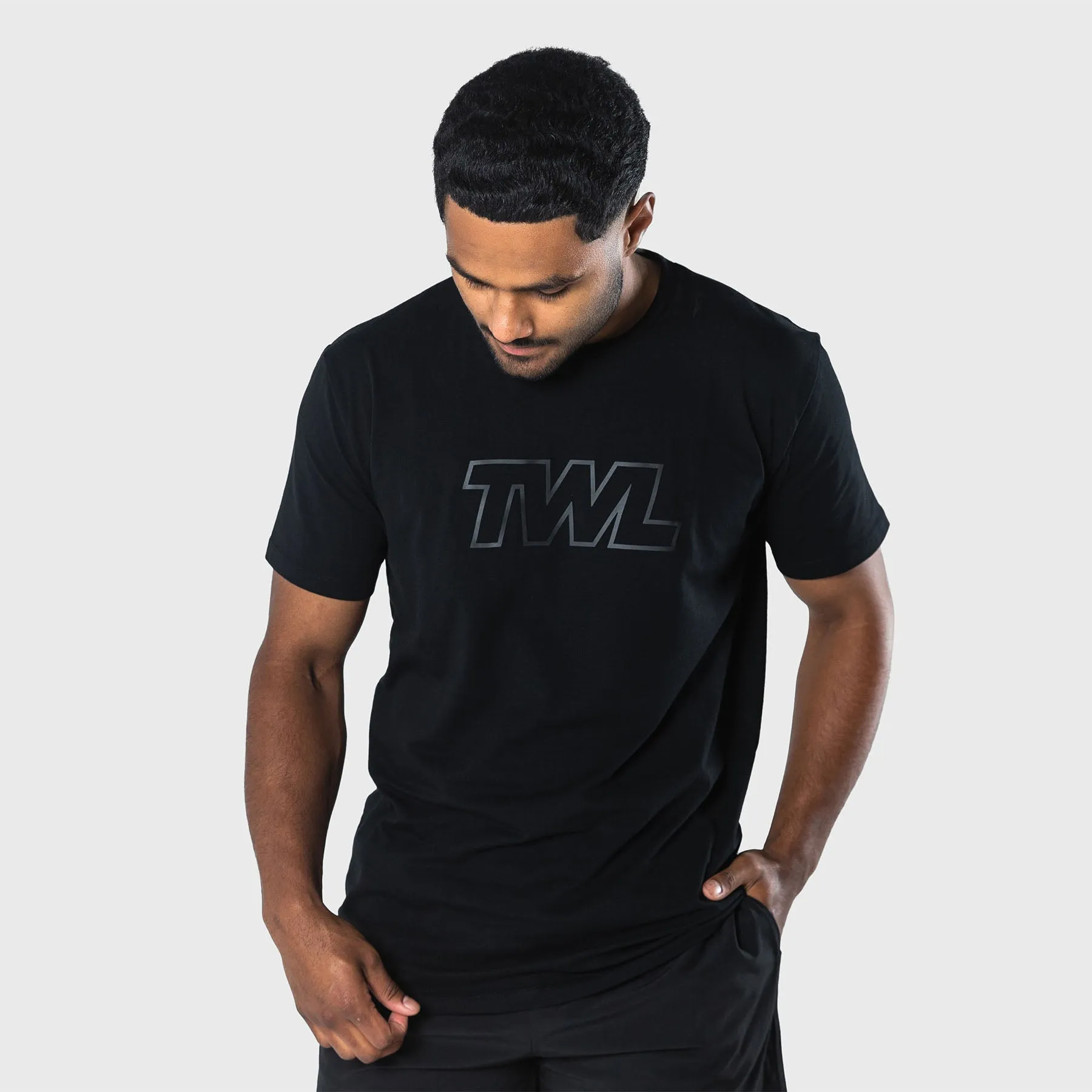 TWL - MEN'S EVERYDAY T-SHIRT - ATHLETE - BLACK/BLACK