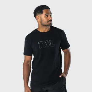 TWL - MEN'S EVERYDAY T-SHIRT - ATHLETE - BLACK/BLACK
