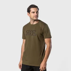 TWL - MEN'S EVERYDAY T-SHIRT - ATHLETE - UNIFORM GREEN/ BLACK