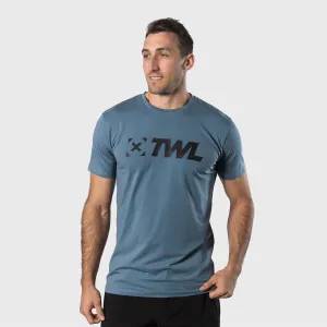 TWL - MEN'S EVERYDAY T-SHIRT - PEWTER/BLACK