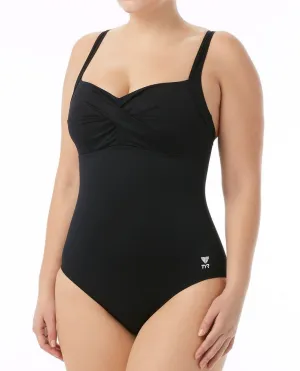 TYR Durafast Elite® Women's Twisted Bra Swimsuit | Black