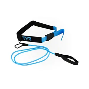 TYR Foam Aquatic Resistance Belt, (Black-Blue)