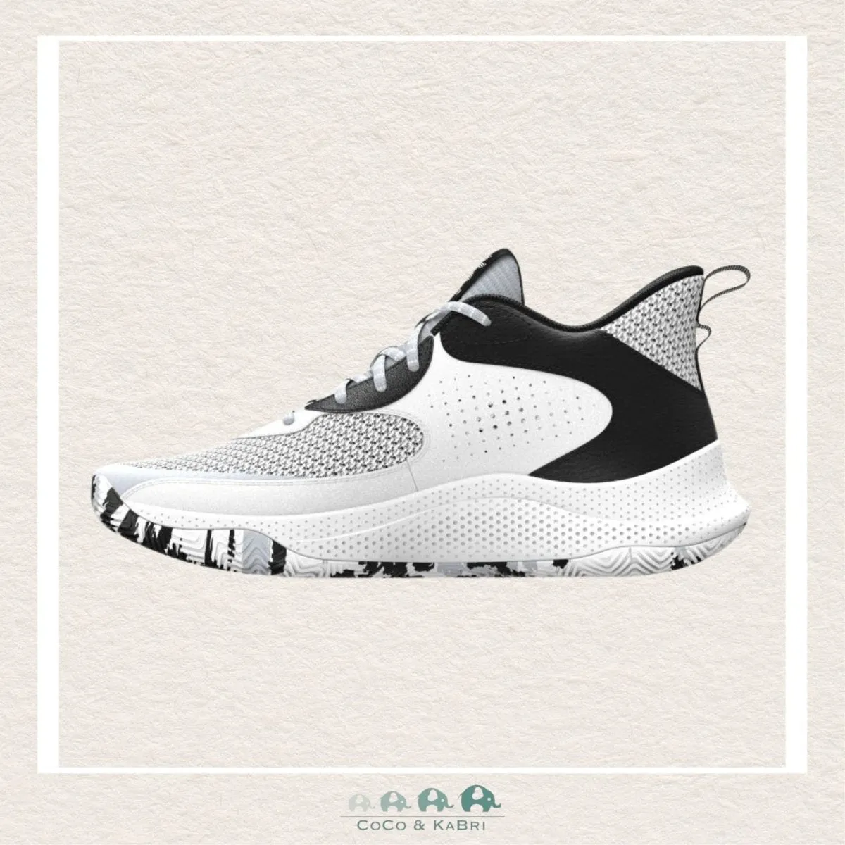 Under Armour Youth Boy's GS CURRY 3Z 24 White Basketball Shoes (R-11)