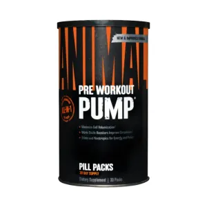 UNIVERSAL ANIMAL PREWORKOUT PUMP PILL PACK 30s