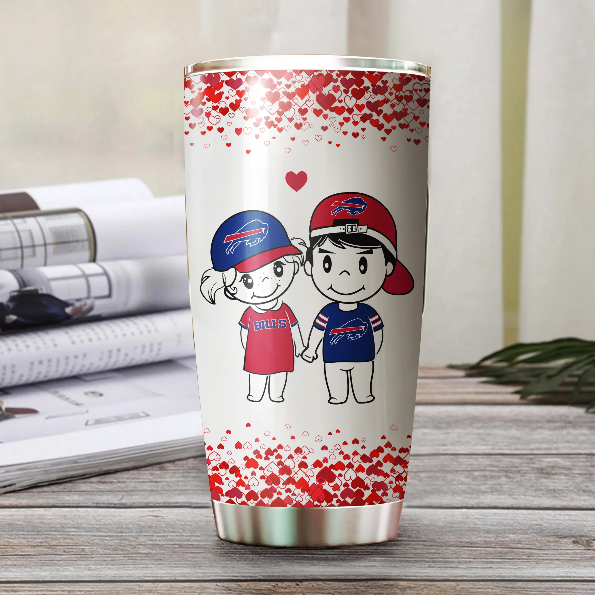 Valentine's Day Gift - Buffalo Football Tumbler