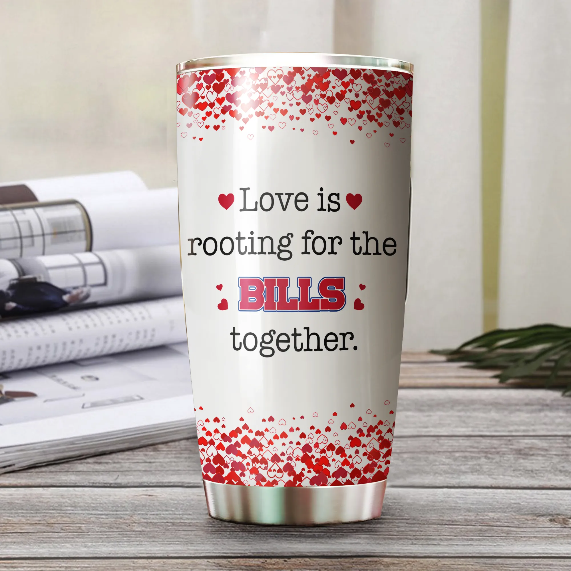 Valentine's Day Gift - Buffalo Football Tumbler