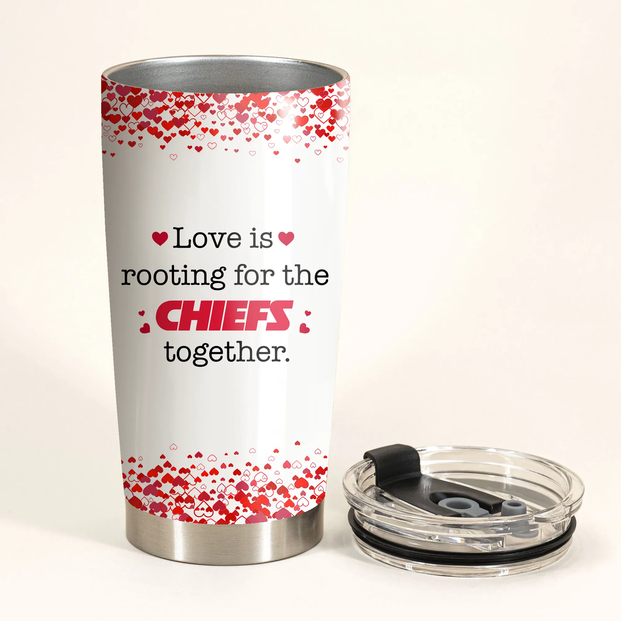 Valentine's Day Gift - Kansas City Football Tumbler