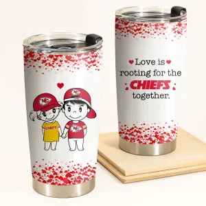 Valentine's Day Gift - Kansas City Football Tumbler