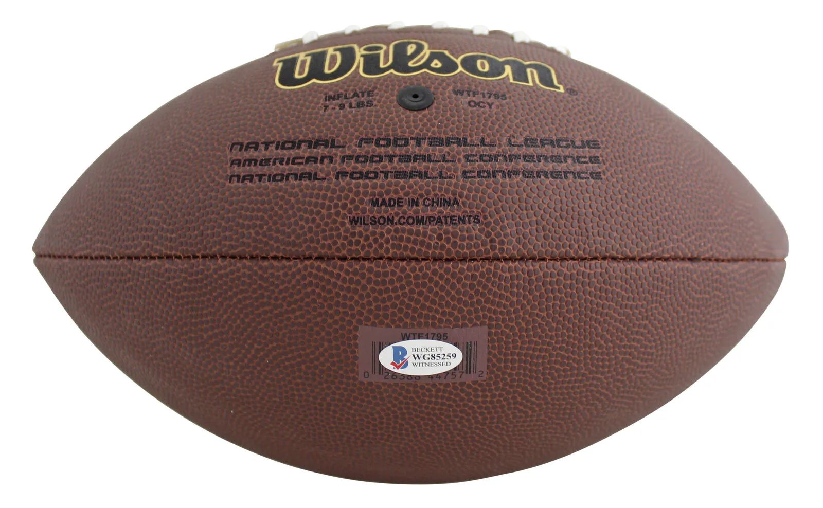 Vikings Daunte Culpepper Authentic Signed Super Grip Nfl Football BAS Witnessed