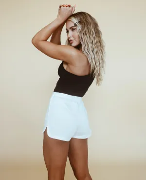 Vintage Gym Short - White