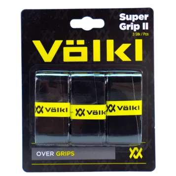Volkl Super Grip II Overgrip 3 Pack (Black)