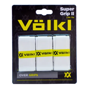 Volkl Super Grip II Overgrip 3 Pack (White)