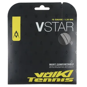 Volkl V-Star 16/1.30 Tennis String (White)
