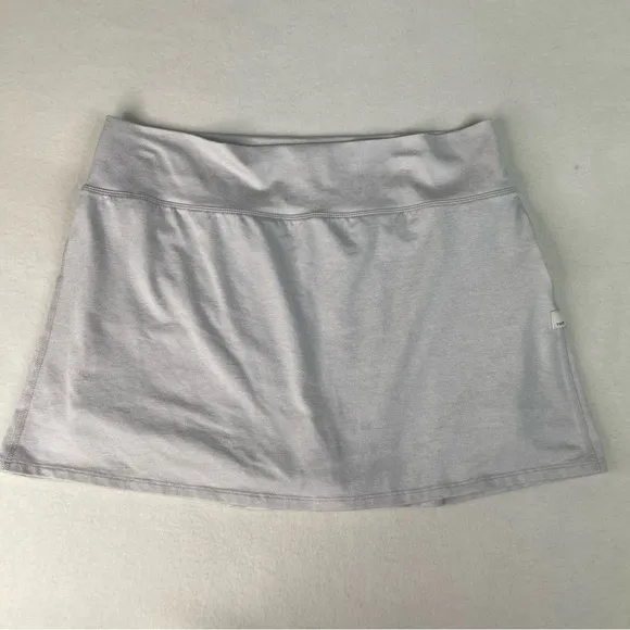 Vuori Halo Performance Skirt Dreamknit Salt Heather Size XL