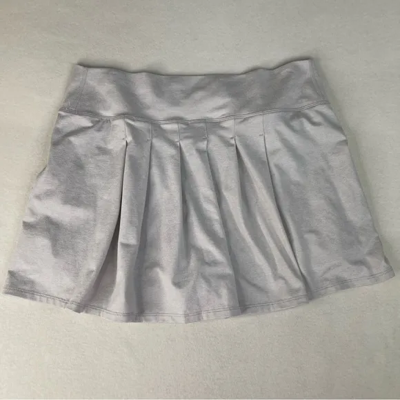 Vuori Halo Performance Skirt Dreamknit Salt Heather Size XL