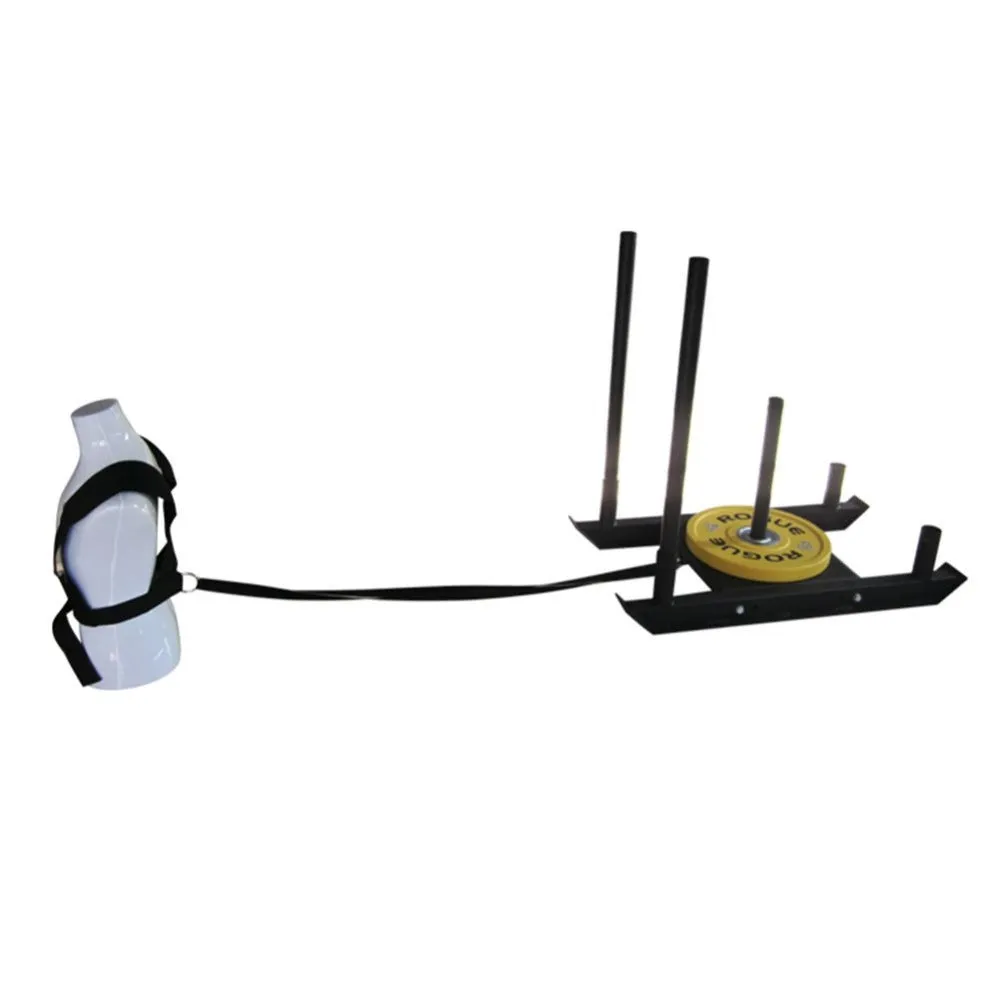 Weighted Sled Shoulder Harness Training Set for CrossFit, Bodybuilding, Speed, Power, Sports
