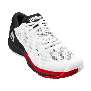Wilson Men's Rush Pro Ace WIDE (White/Black/Poppy)
