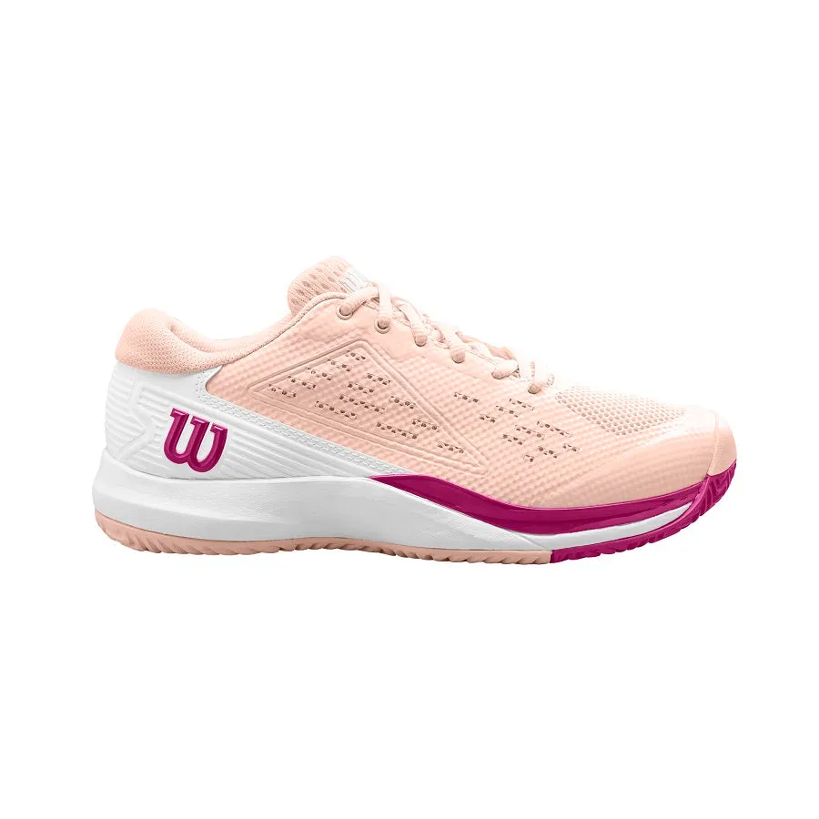 Wilson Women's Rush Pro Ace (Scallop/White) WIDE