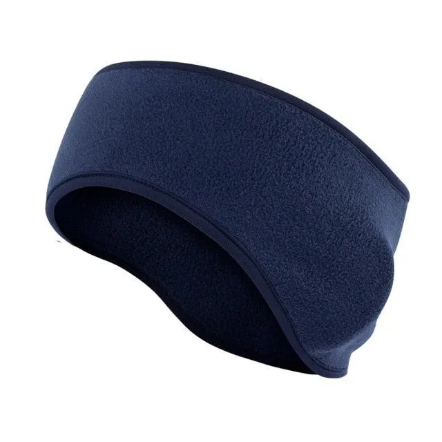 Winter Sport Sweatband, Warm Headband Thermal Fleece