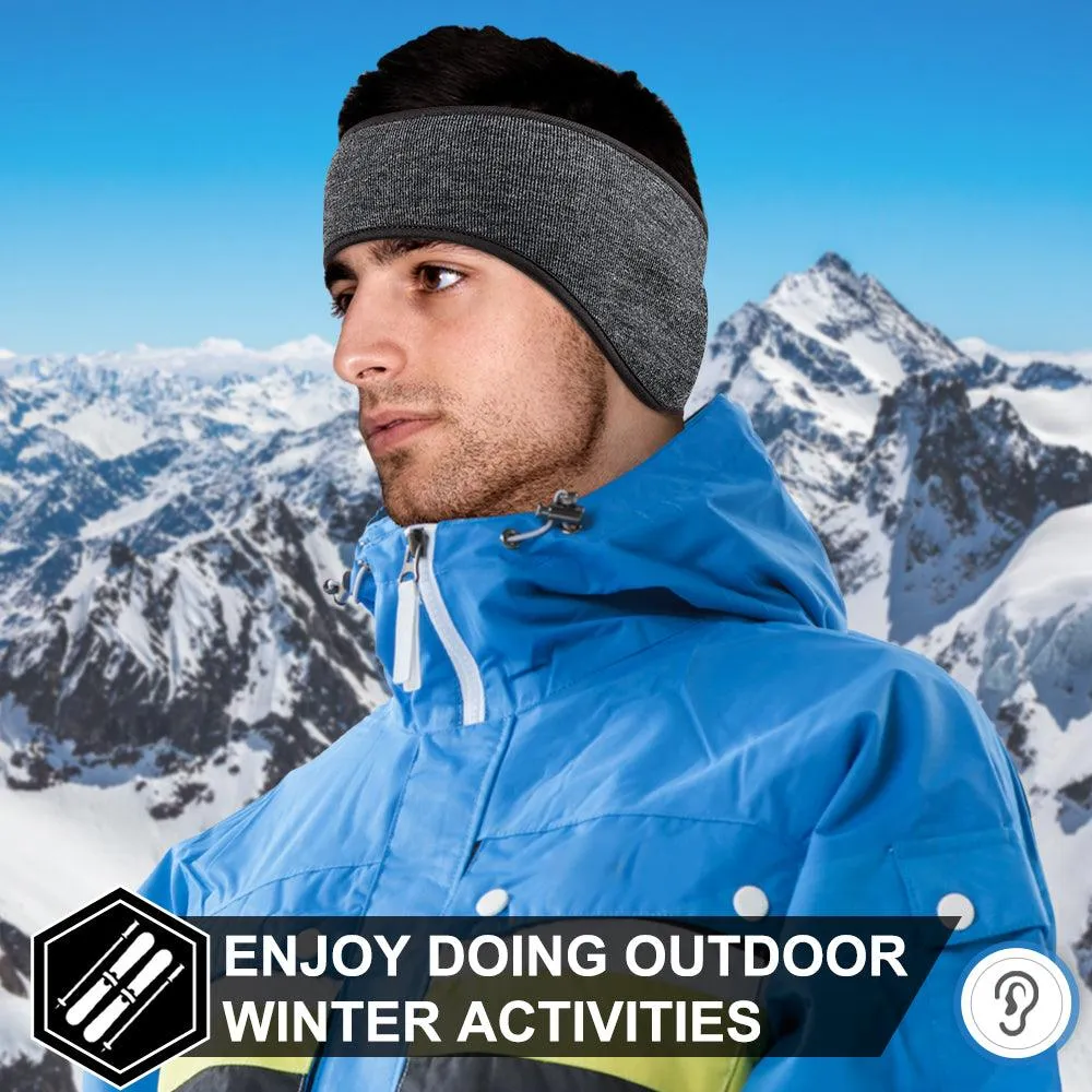 Winter Sport Sweatband, Warm Headband Thermal Fleece