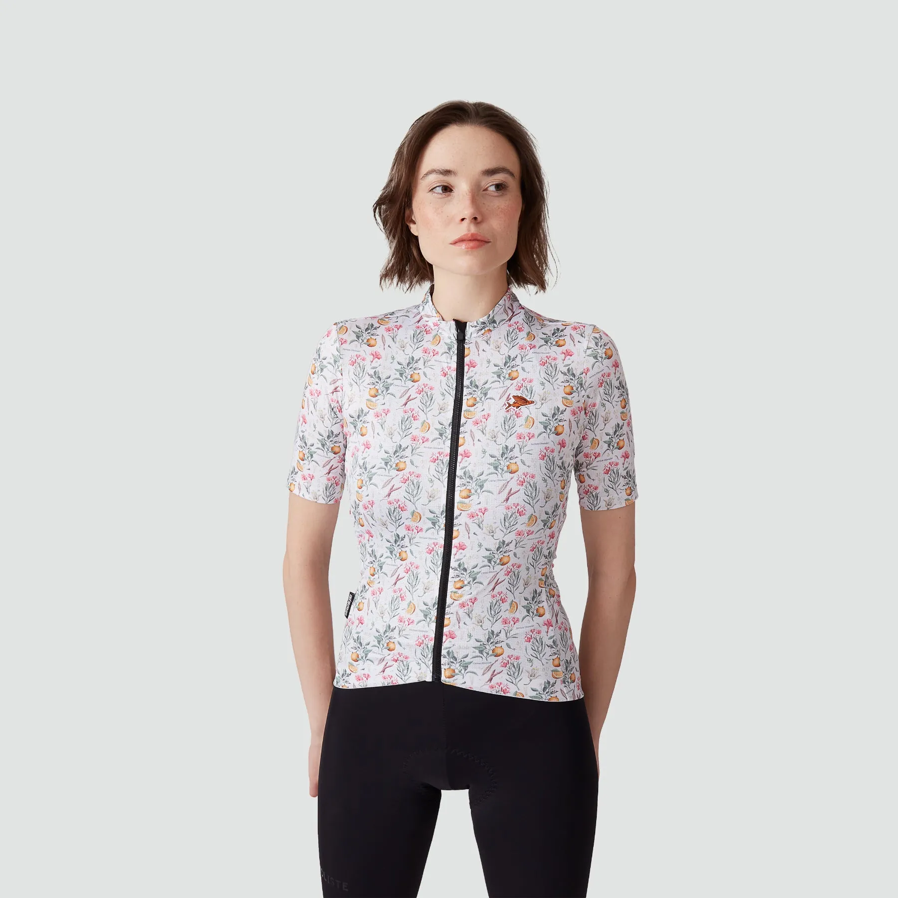 Women's Fleurette Jersey - Orange Blossom White