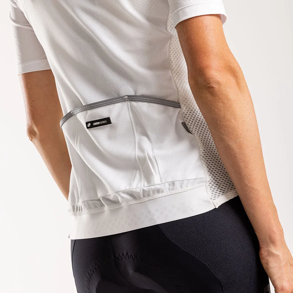 Women's Nucleo Sport Fit Jersey (White)