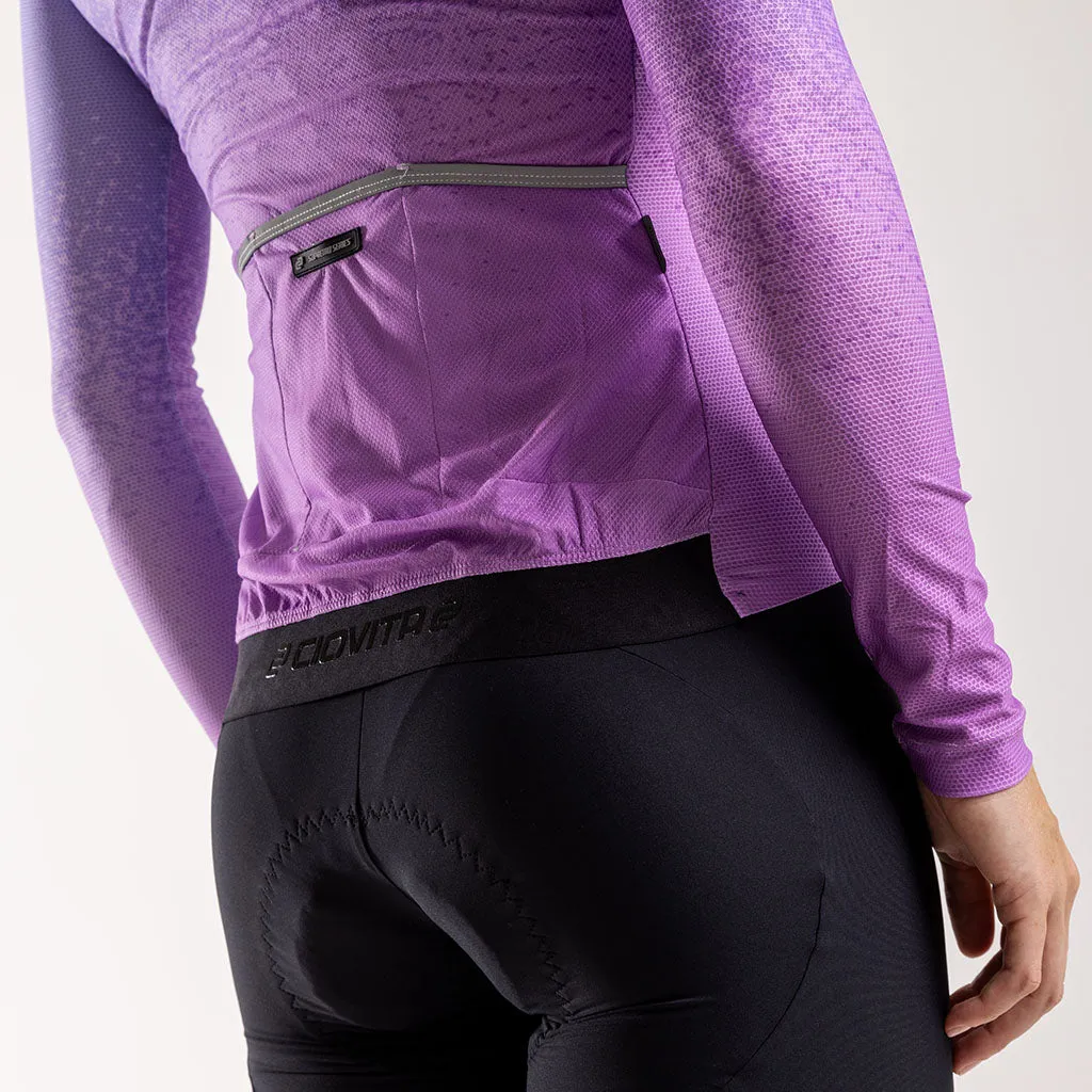 Women's Sereno Long Sleeve Flyweight Jersey (Lavender)