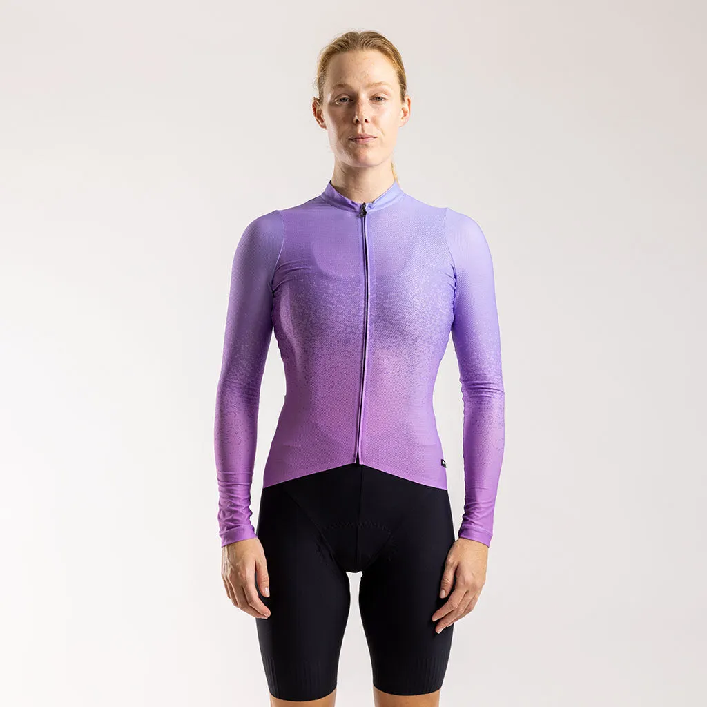 Women's Sereno Long Sleeve Flyweight Jersey (Lavender)