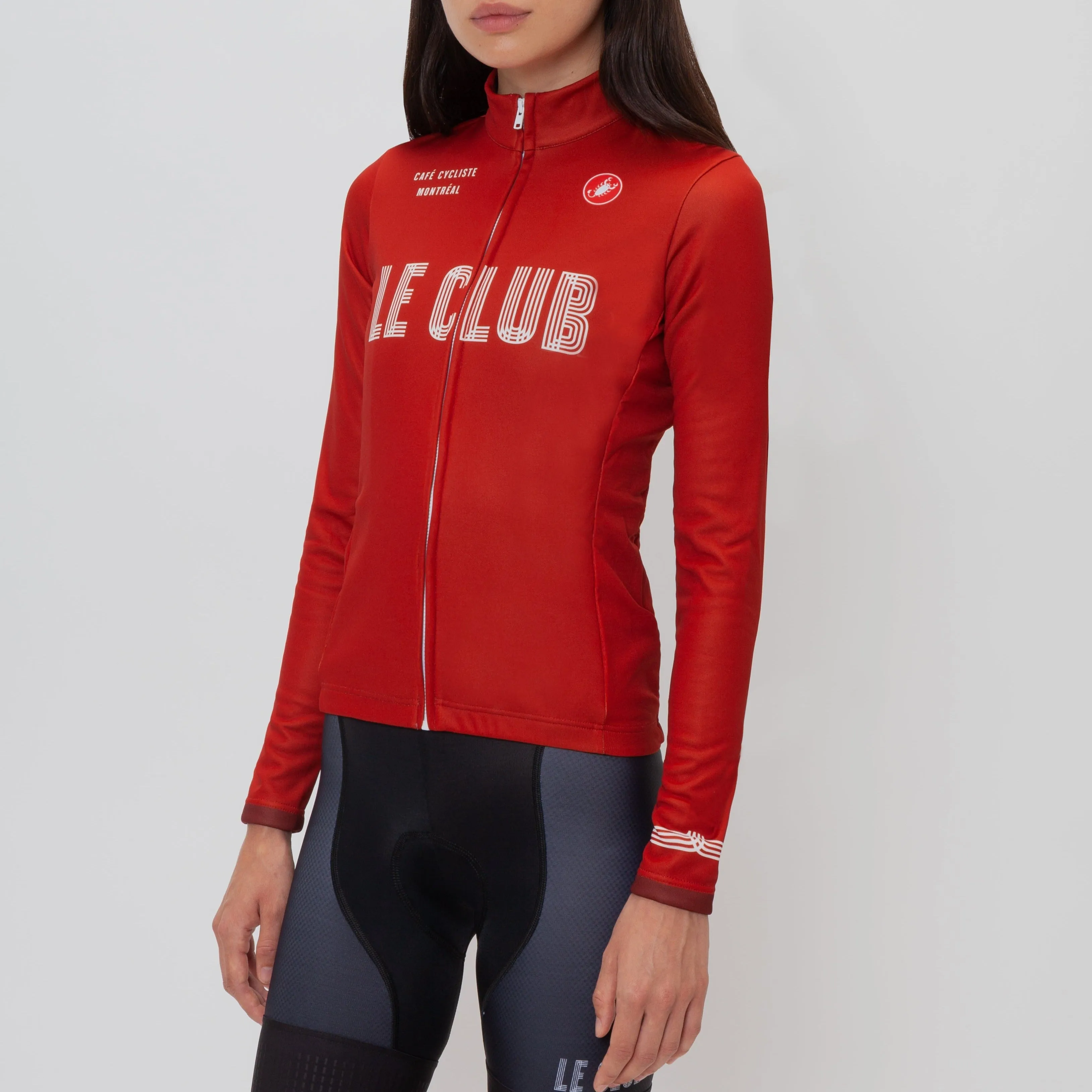 Women's Signature Long Sleeve Cycling Jersey - Red