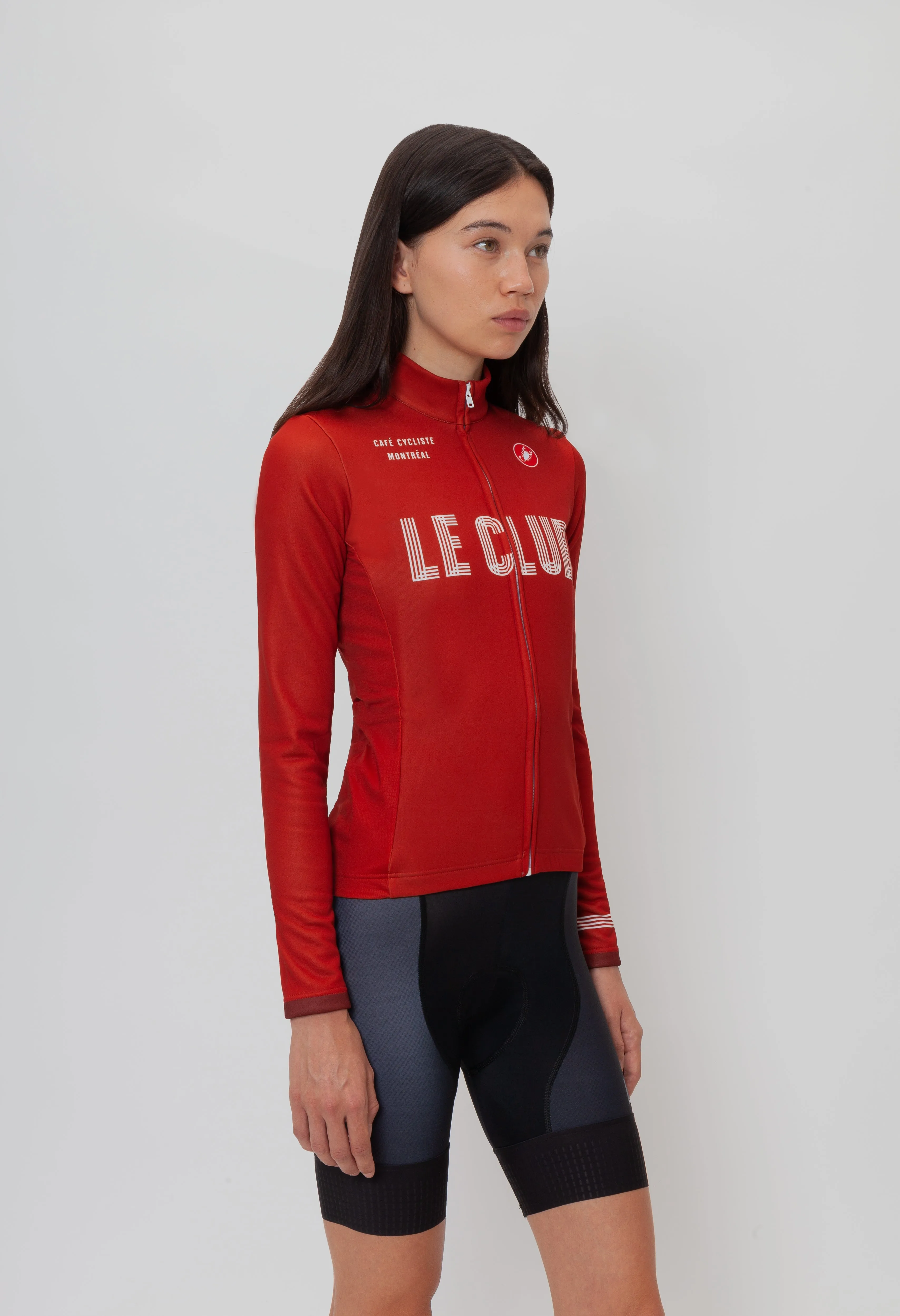 Women's Signature Long Sleeve Cycling Jersey - Red